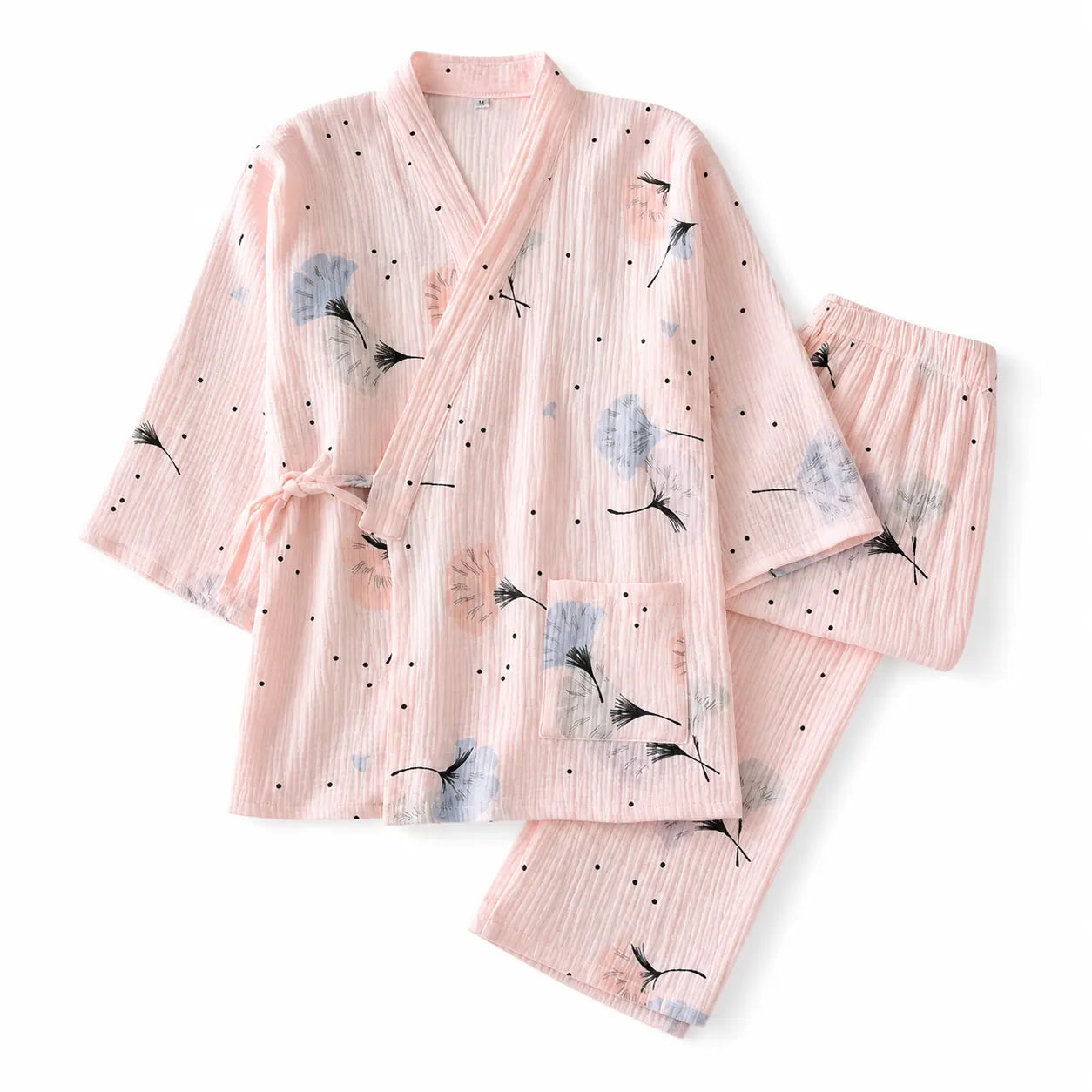 Seapoom Japanese Cotton Samue Lounge Set - Soft Kimono