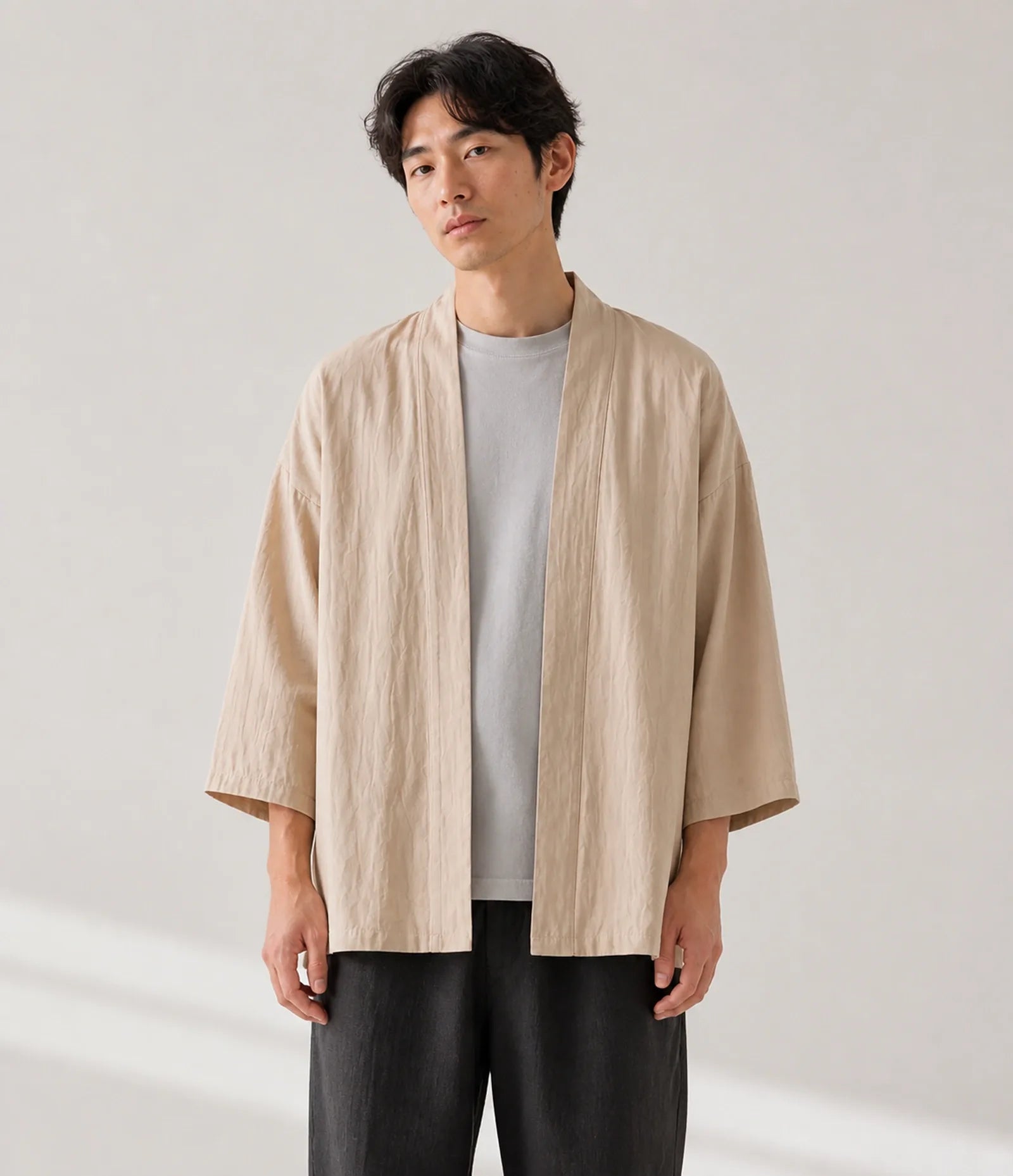 Seapoom 100% Cotton Japanese Haori Kimono Jacket