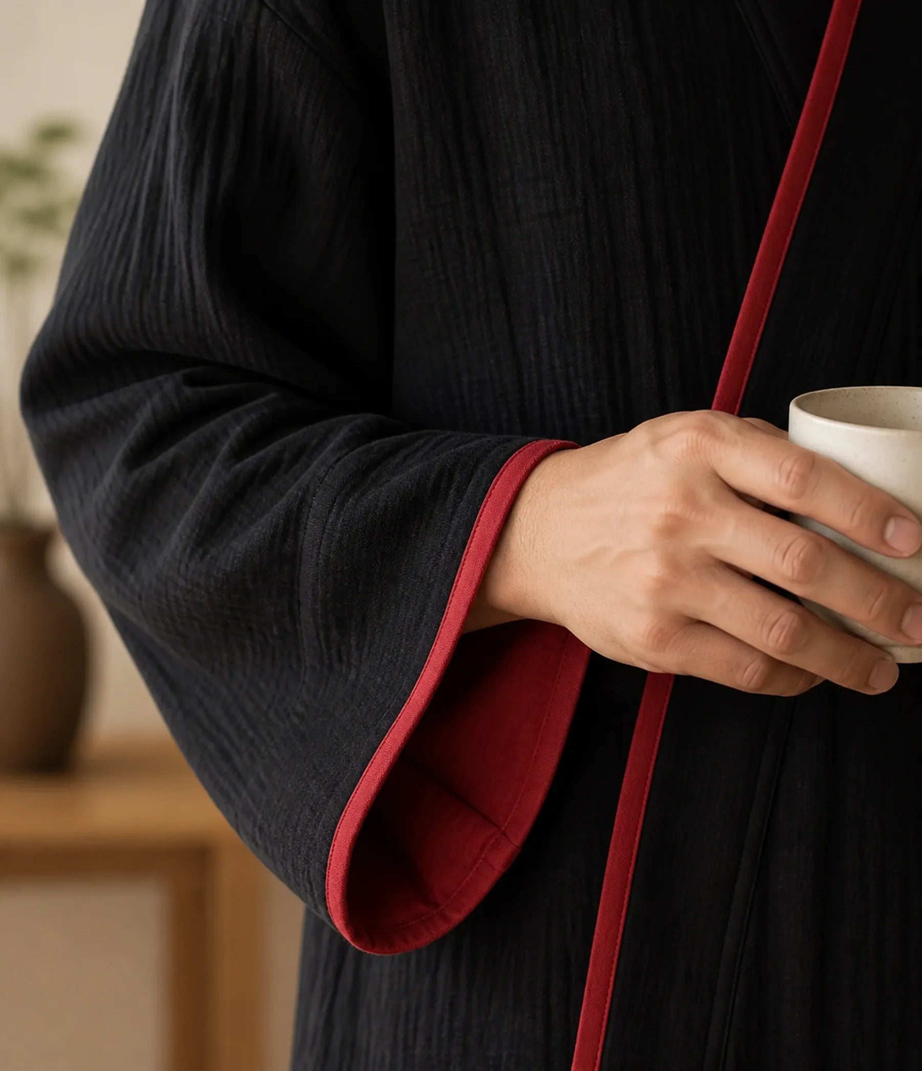 Seapoom Japanese Cotton Samue Kimono Pajama Set