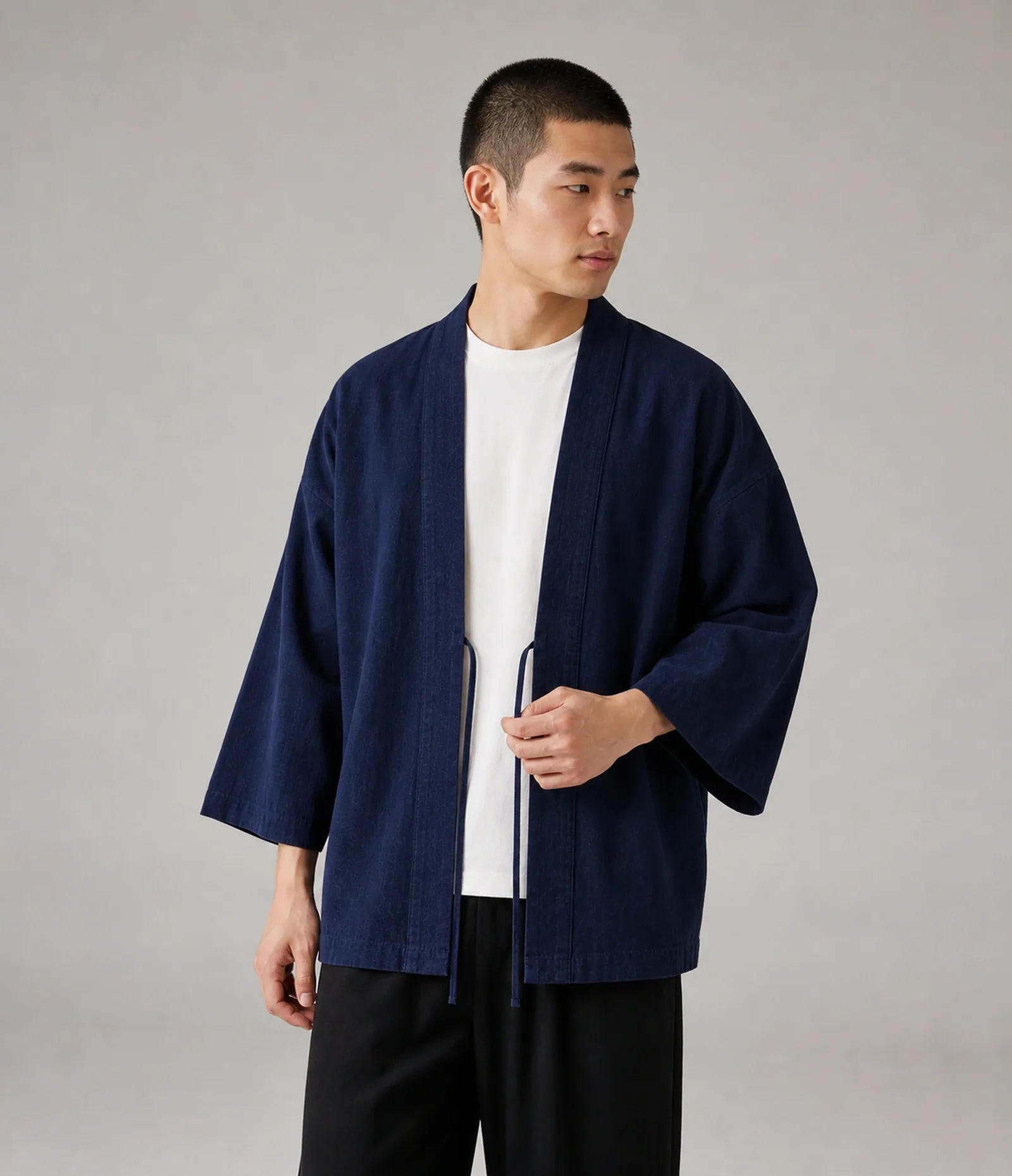 100% Cotton Japanese Kimono Jacket | Lightweight Reversible Haori