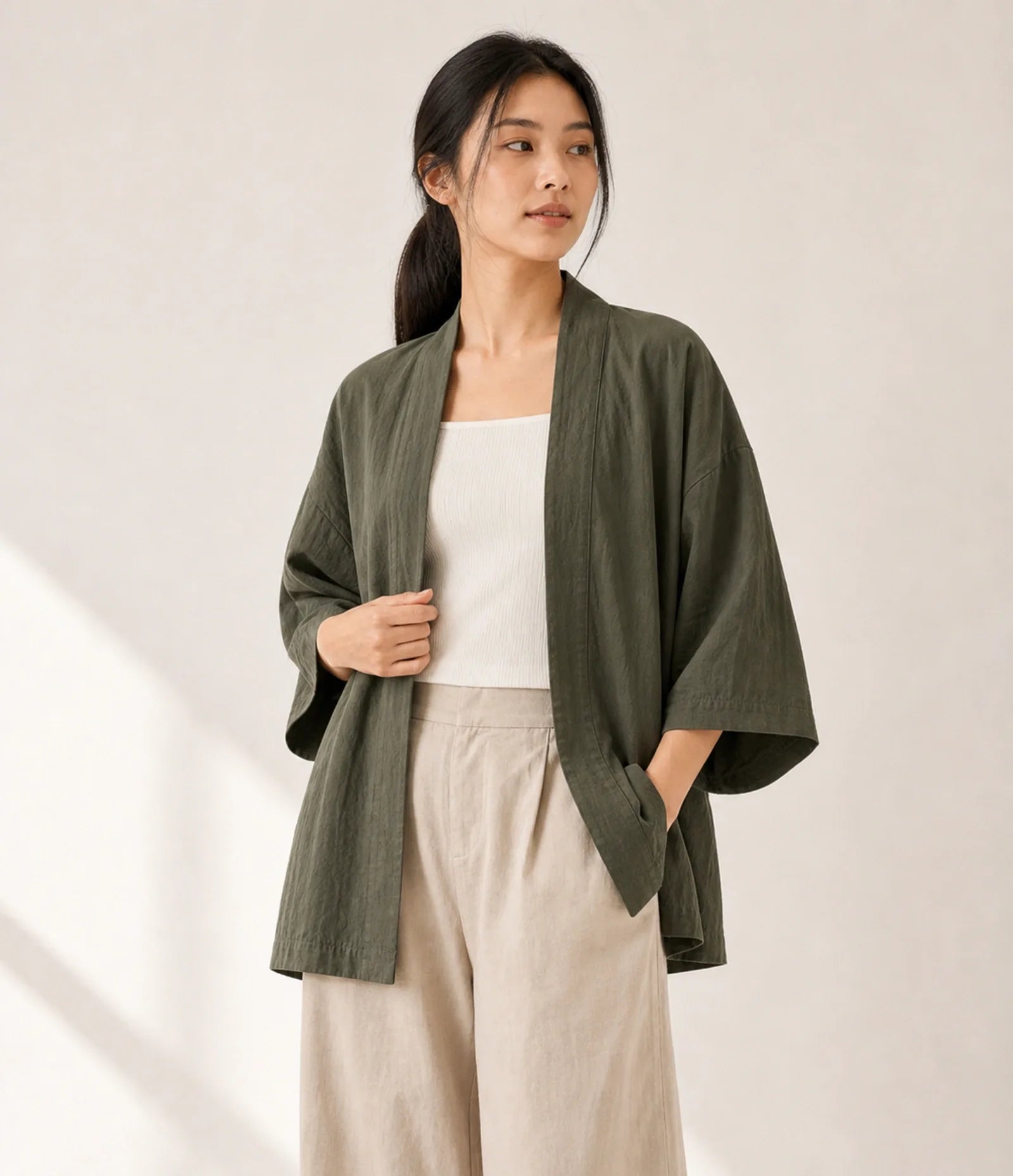 Seapoom 100% Cotton Japanese Kimono Jacket