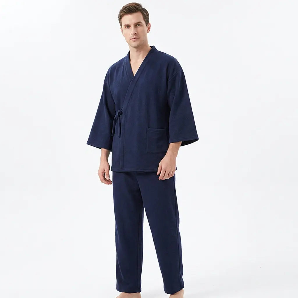 Seapoom 100% Cotton Japanese Samue Lounge Set - Kimono