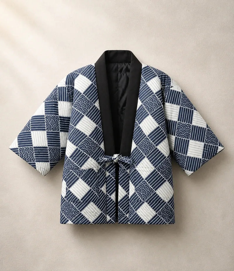 Seapoom Japanese Cotton Hanten Kimono Jacket