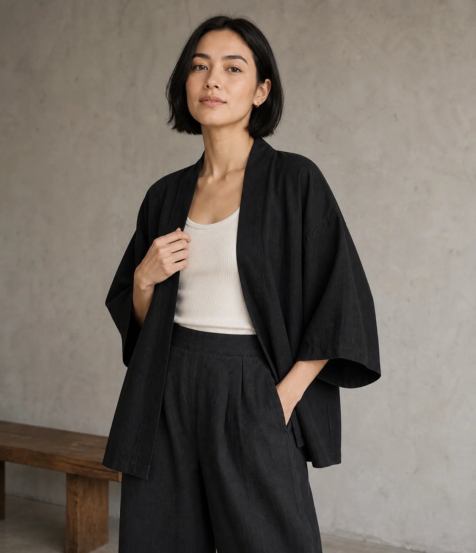 Seapoom Japanese 100% Cotton Haori Jacket