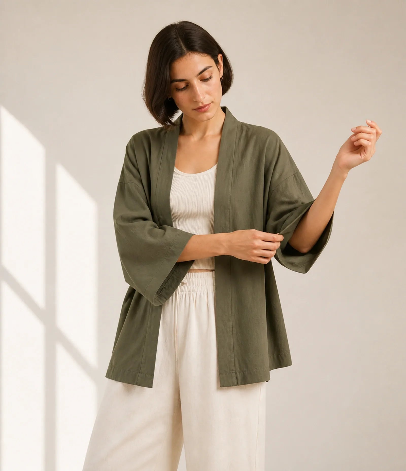 Seapoom 100% Cotton Japanese Kimono Jacket