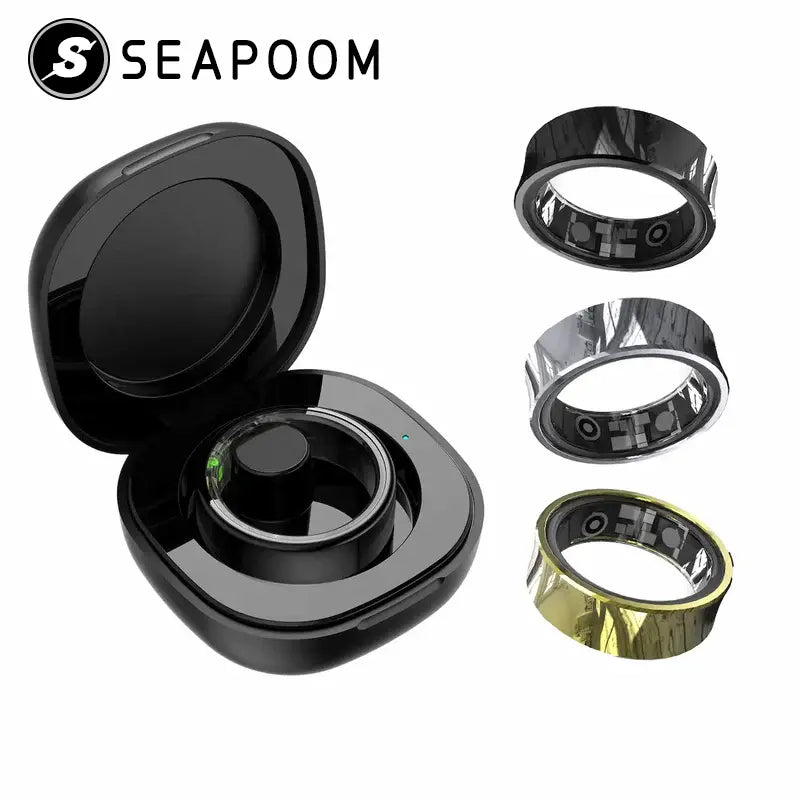 Seapoom Smart Ring, Sleep Tracker, Activity & Fitness Tracker, Blood Oxygen Tracker