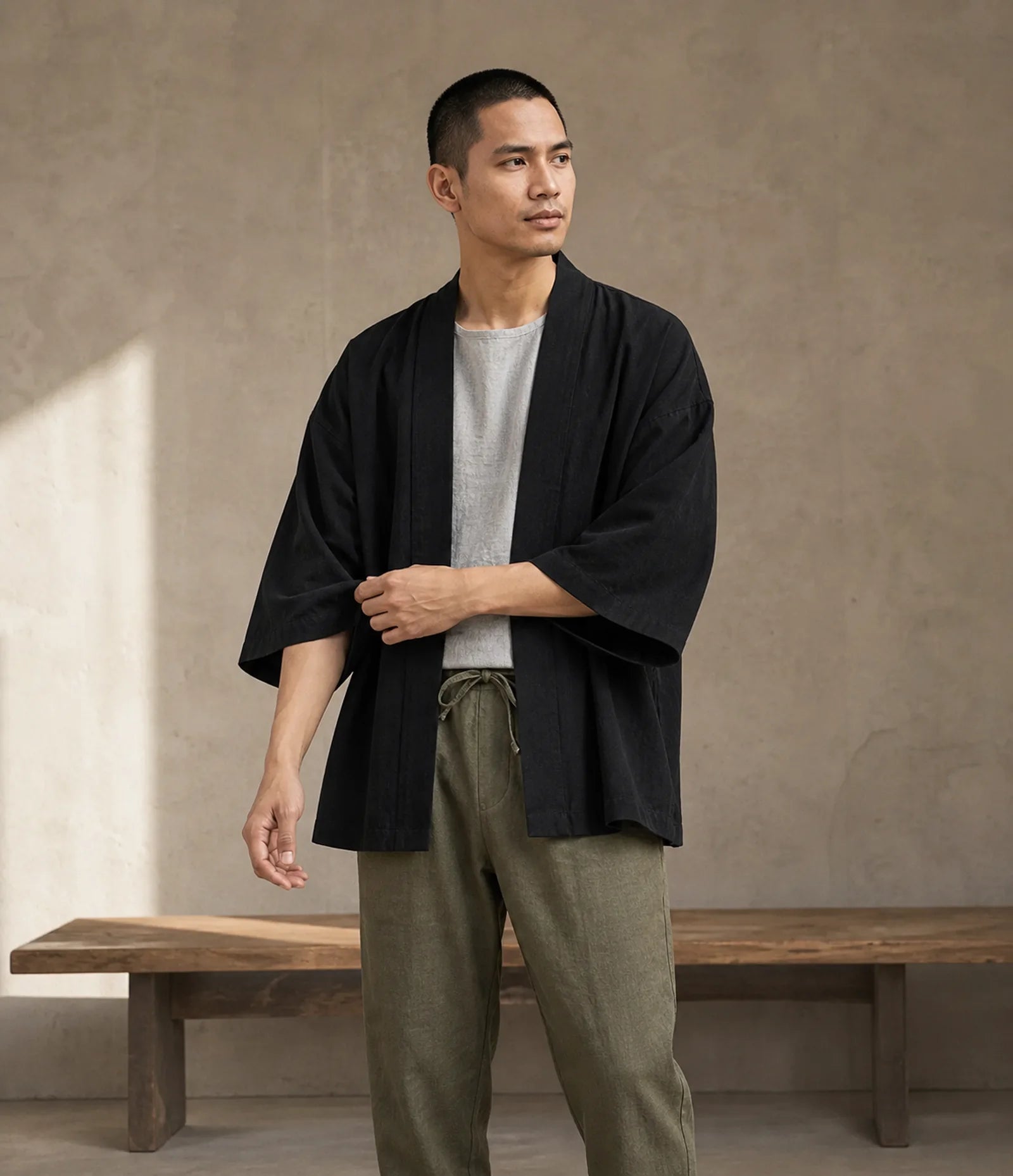Seapoom Japanese 100% Cotton Haori Jacket