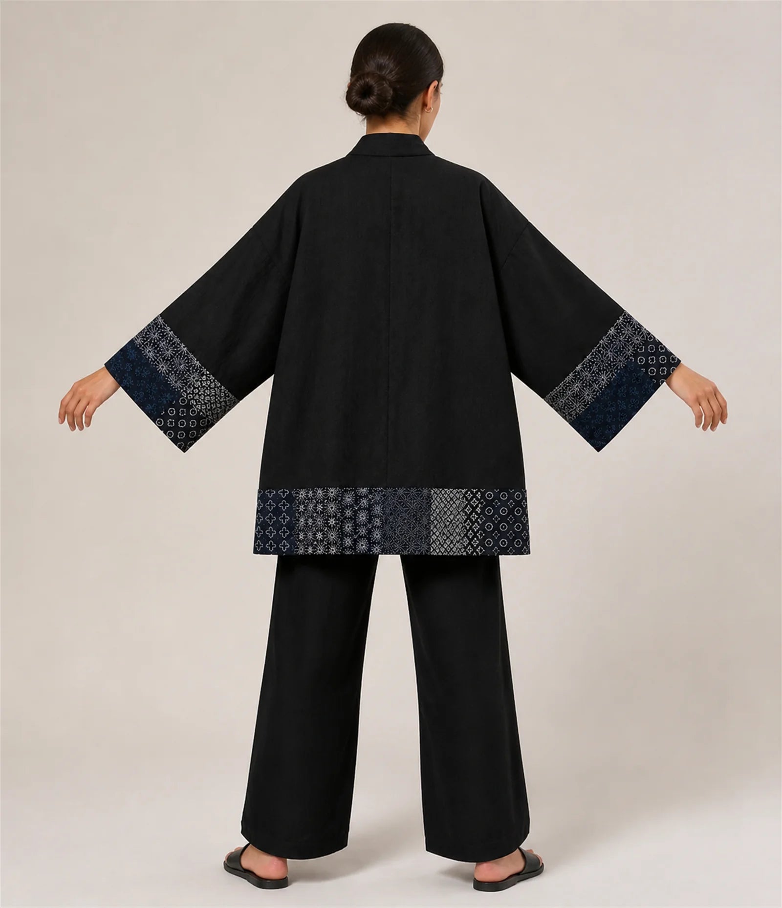 Seapoom 100% Cotton Japanese Haori Kimono Jacket
